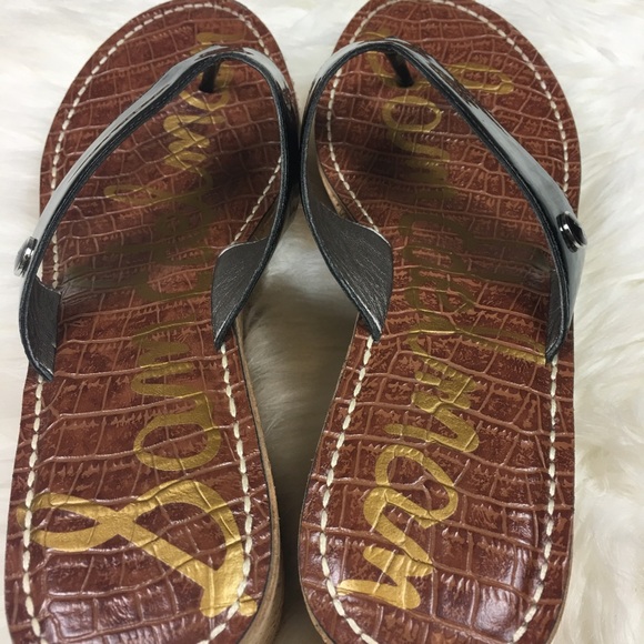 Sam Edelman Romy cork wedge thong sandals size 9 - Picture 6 of 8